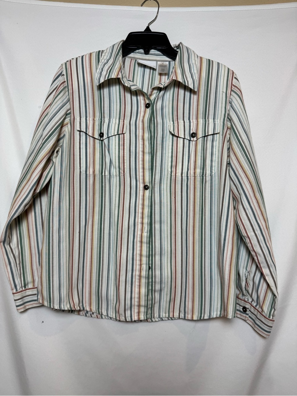 Alfred Dunner Stripped Button Up